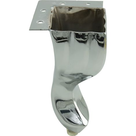 Pata de mueble Ludwik plateada, altura 14,5 cm (1/5)
