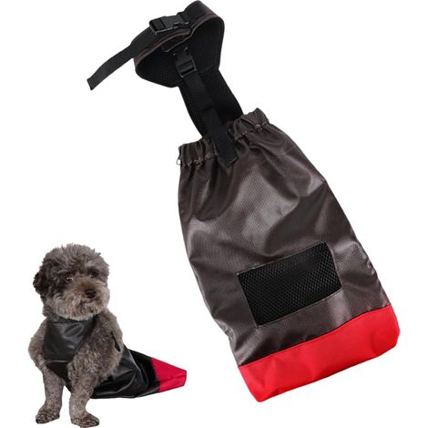 Harnais De Transport pour Chien Arrière-Train Sac Transport pour Chien Handicapé - Transporteur Réutilisable Sangle Réglable Voyage Maison Vétérinaire (1/5)