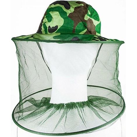 Beekeeper Anti Mosquito Mask Cap Bee Hat Bug Insect Fly with Mesh Net Protection (1/5)