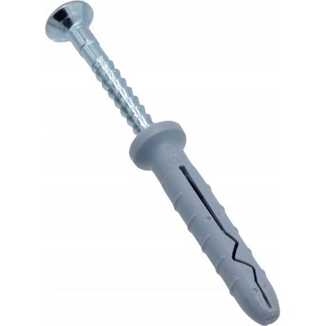 Tarugo de golpe con collarín cónico - tornillo de cabeza avellanada PZ 6 x 40 - Caja de 200