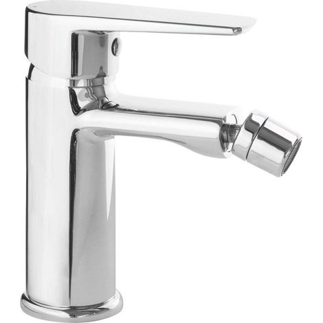 Miscealtore bidet leva singola in ottone finitura cromo - Rober