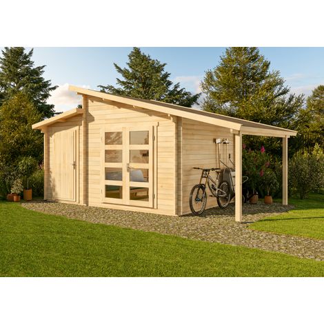 Abri de jardin Aktiva 40 Varianta Naturel , mm Épaisseur paroi 580 x 340 cm (1/5)