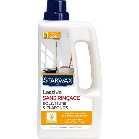 STARWAX 1L Detergente senza risciacquo per pavimenti, pareti e soffitti Starwax