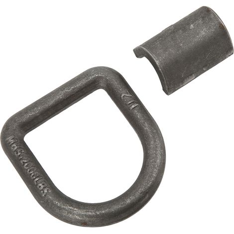 Anneaux d'arrimage à souder de 1/2 po avec clips de fixation à boulonner pour l'arrimage de la cargaison des remorques et camions (1/5)