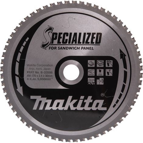 MAKITA B-33598 Specialized SandwichPanel 270mm x 30mm x 60T