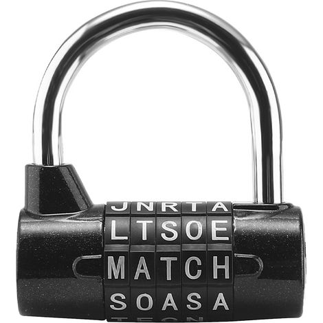 Cadenas à combinaison étanche et antirouille, 1 pièce, verrou à code pour extérieur, serrure à chiffres résistante aux intempéries, usage portail et casier (1/2)
