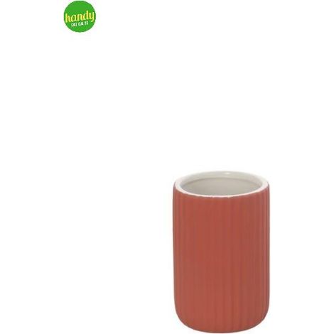 Portaspazzolino Color Feridras Rosso Mattone
