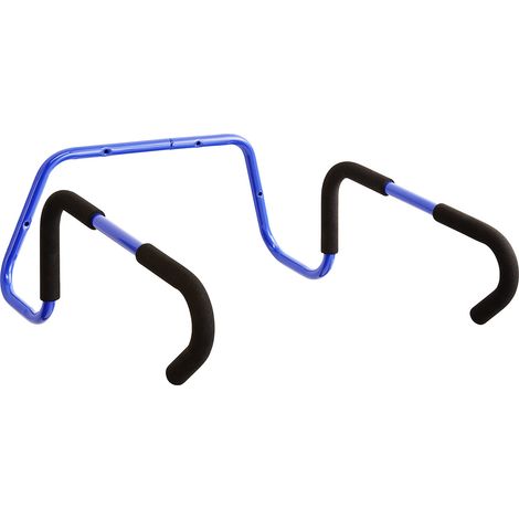 Mottez, Support mural pour sac-poubelle, jusqu'à 400 l, bleu (1/5)