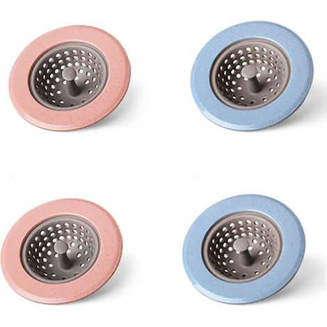 Lot de 4 crépines d'évier en silicone pour cuisine (1/2)