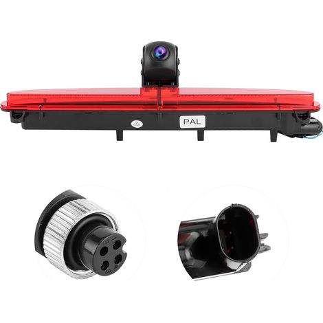 Caméra de recul avec troisième feu stop, grand angle de 170°, capteur CMOS 1/3 PC4089, compatible avec IVECO Daily 2015-2017 (1/5)