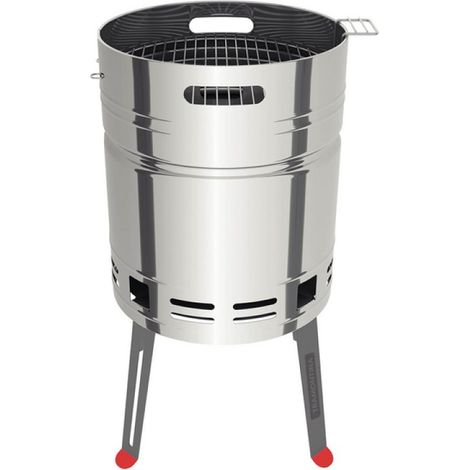 Barbacoa redonda bioclimática 404x459x760 en acero inoxidable (1/3)