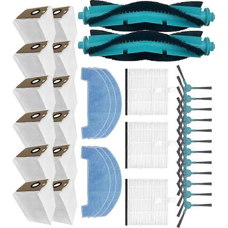 For Dreame Trouver E10 / E20 Pro Plus / Mova E10 / E20 Plus / Proscenic Q8 Max / Ultenic D10 / T10 Lite Filter Brush Mop (1/5)
