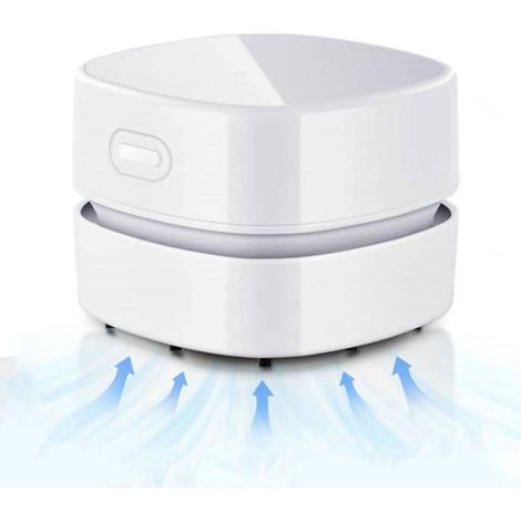 Mini Aspirateur de Table sans Fil, USB Rechargeable, 90 Minutes de Fonctionnement, Rotatif à 360°, pour Enlever les (1/5)