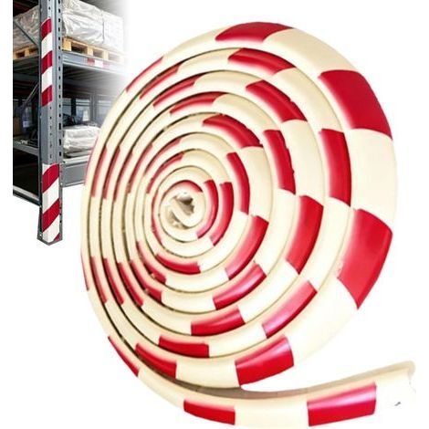 Protections d'angle de mur Superpositions de bord muet autocollantes,Couvertures d'angle de garage - Pour voitures, camionnettes, camping-cars, véhicules, parkings (1/5)