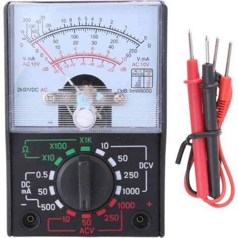 Mini MF-110A électrique AC/DC OHM voltmètre ampèremètre multimètre multimètre-AquaForge (1/5)