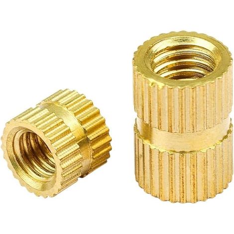 20/40/60/100 écrous à insert en laiton M2 M2.5 M3 M4 M5 M6 (1/5)