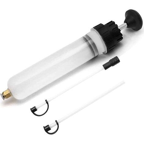 Seringue d'aspiration d'huile, extracteur d'huile 200 ml, extracteur de fluide manuel et pompe de remplissage pour huile pour engrenages (1/5)
