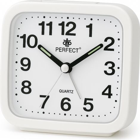 Quarz-Wecker A170B1 weiß perfekt