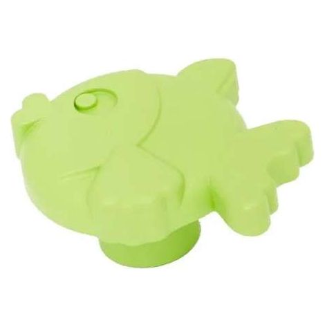 Pomolo Pesce Plastica Verde (1/2)