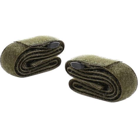 Lot de 2 sangles de transport pour le camping et la randonnée, avec fixation et attache autocollante pour bagages. (1/5)