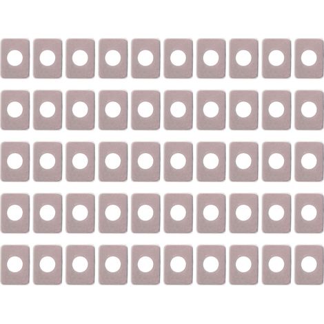 50 Plaques de clapet silencieux Joint sans huile Pièce de rechange Compresseur d'air Accessoires