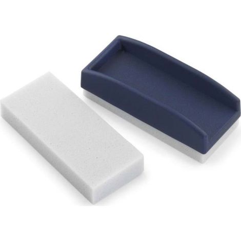 Faibo Borrador para Pizarra de Tiza
Características:
-Base de Espuma Especial
-Reversible y Lavable
-Con Empuñadura de Plastico
-Medidas: 12x5x3cm