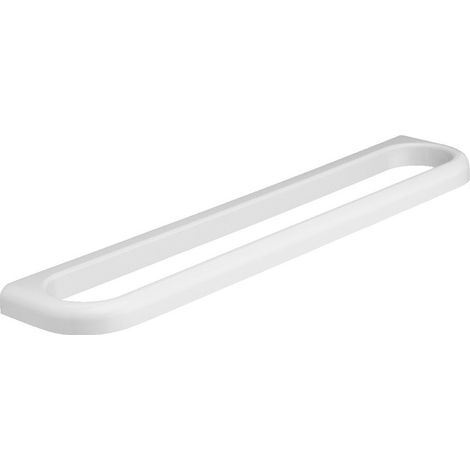 Porta Asciugamani da Bagno Bianco in Plastica Duroline Metaform - Formato: 56 cm
