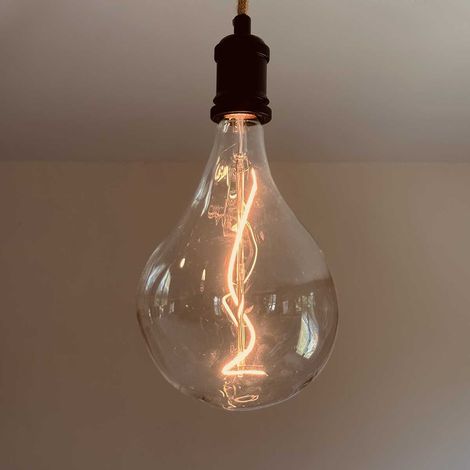 Ampoule XL LED E27 relief H20 cm pour luminaire (1/3)