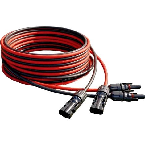 Solarkabel, verzinntes Kupfer, UV- und feuchtigkeitsbeständig, 6mm² 10M (1/2)