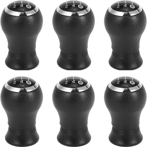 Pomello del cambio manuale a 5 marce 6x6 nero per Toyota Yaris Auris modelli 2005-2010. (1/4)