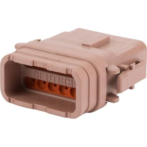 Caja para enchufe 12 polos'hembra DTM POSITIONS FEMELLE DTM DEUTSCH DSDTM0612SDE007 12 (1/2)