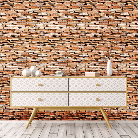 Sticker effet papier peint - PIERRES DES FIDJI - 30x30cm (1/5)