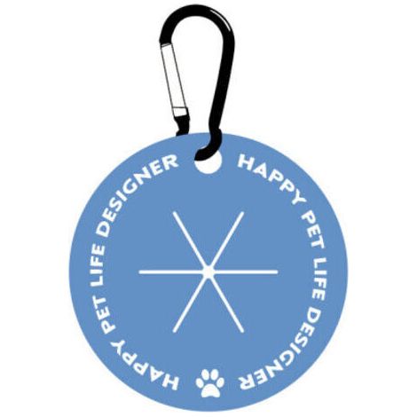 Porte-sac à crottes - Avec mousqueton - Mains libres - Pour laisse - Distributeur de sacs à crottes - Accessoires de promenade pour chiens(bleu) (1/5)
