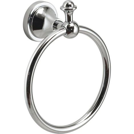 Sapho Gedi Nevis - Porte-serviettes, diamètre 18 cm, chrome NV7013 (1/4)