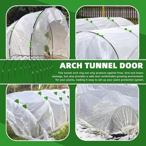 Arceau pour Serre Tunnel - Fibre de Verre - Résistant au Gel - Pour Serre Jardin - 30 Pièces (1/5)