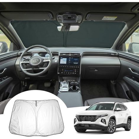 [Mise à Niveau] Compatible avec Hyundai Tucson 2025 2026-2021 Pare-Soleil Avant Intérieur, Pare-Brise Parasol Pare-Soleil Protection UV, Refroidissement, Facelift 2026 Tucson NX4 TL Accessoires (1/5)