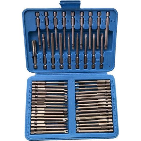 50-teiliges Set extra langer Bits, 75 mm Sicherheitsschraubendreherbits (1/5)