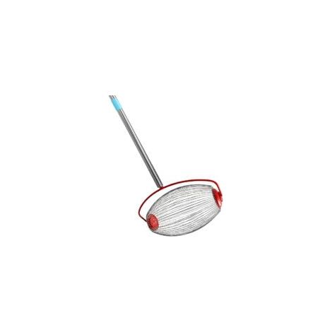 Alovez – Ramasse noix et châtaignes manuel – Panier tournant flexible – Manche télescopique 48-105 cm – Acier au carbone – Pour fruits de 11 à 50 mm (1/5)