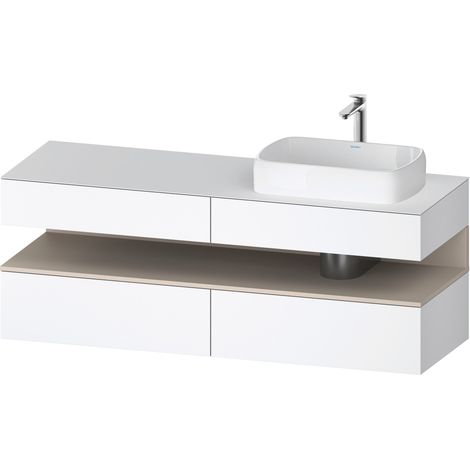 Duravit Collection One Meuble sous-vasque sur console, 2 tiroirs,