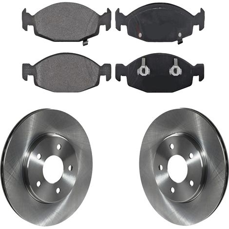 KIT FRENI ANTERIORI compatibile con JEEP GRAND CHEROKEE II (WJ,WG) - DISCHI + PASTIGLIE OEM: FDB1523, FDB1659 / 17032 /SOSTITUZIONE DIRETTA/BASSA POLVERE/SILENZIOSO (1/5)