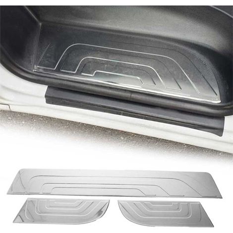Couverture de Seuil de porte pour Mercedes Sprinter W907 2018-2026 acier inox 3x