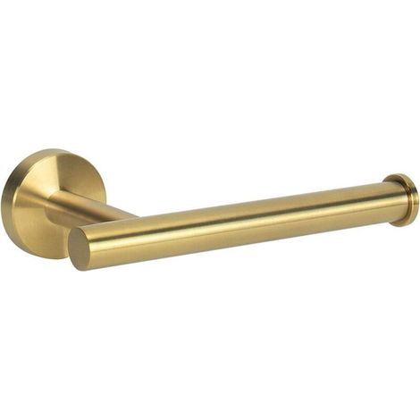 1pc Stainless Steel Wall Mounted Toilet Paper Holder for Bathroom Brushed Gold Toilet Accessories (1/4)