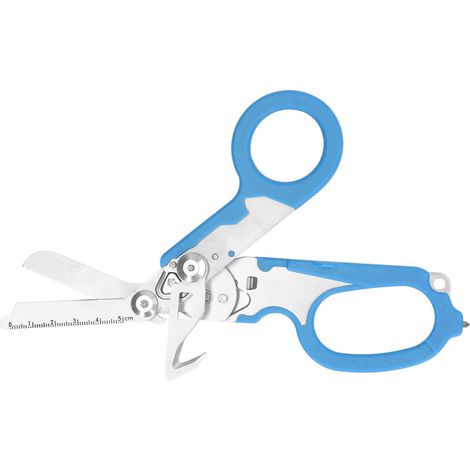 Klappschere aus Edelstahl, transparente Skala, Windschutzschneider, Schraubenschlüssel, Werkzeug für den Außenbereich, blau (1/5)