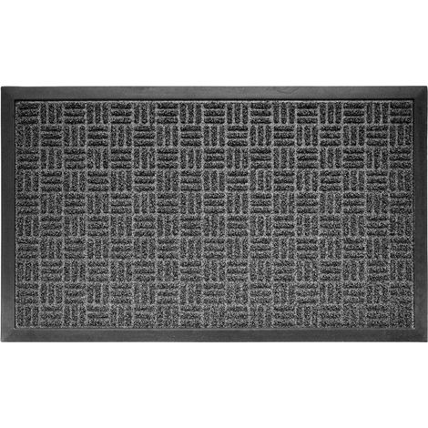 Tapis d'Entrée Grattoir "Jason" 45x75cm Noir (1/5)