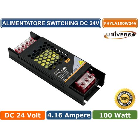 Alimentatore Trasformatore 24v 100w 4.6a 220v FHYLA100W24V (1/3)