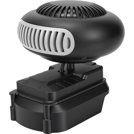 Chauffage de Voiture Portable, Chauffage de Bureau 170 W, électrique avec 2 Réglages de Température, Ports USB, Idéal pour le Dégivrage de la Tente de Pare-brise de Voiture, le Désembuage (1/5)