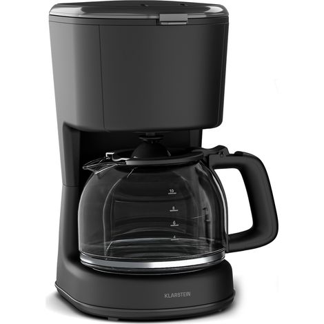 Klarstein Cafetera de filtro Velaire  1,25 litros  Función para mantener caliente  900 W  10 tazas