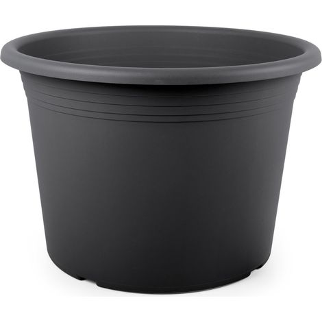 GEDA Pflanztopf Cilindro Anthrazit Ø 70 cm - Kunststoff