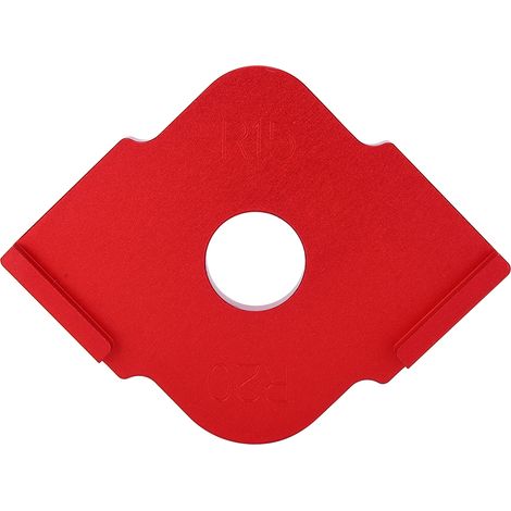 Rabot à coins arrondis en bois, accessoire pour toupie à main / machine à graver, outil de menuiserie (1/5)