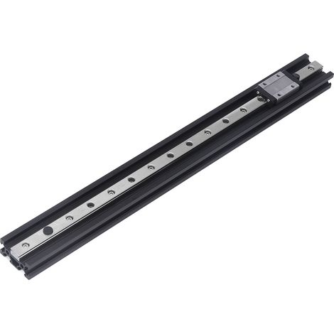 Profilé linéaire en aluminium noir 12H type V 2040 pour imprimante 3D et machine CNC (400 mm) (1/5)